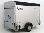 Remorque cargo Debon H:190cm 1,3t|Alu|Polybug|Porte|Noir