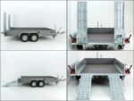 Remorque pour engins de chantier Vezeko BA 190x390cm 3,5t|gris|rampes pivotantes|SB - photo 6