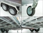 Remorque pour engins de chantier Vezeko BA 190x390cm 3,5t|gris|rampes pivotantes|SB - photo 12