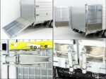 Twintrailer Benne basculante arrière multiple TR35-40 – 3,5 t | 192 × 402 × 140 cm | TridaX - photo 8