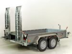 Remorque de chantier Vezeko BA 175x360cm 3,5t|SB|rampes pivotantes|gris - photo 2