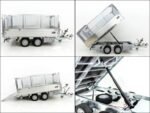 Twintrailer benne multi-arrière TT30-30 3.0t|183x309x40/120cm|Tandem - photo 7