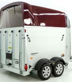 Remorque à chevaux Humbaur XANTHOS AERO 2400 | rouge violet | jantes en alliage - photo 2
