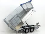 Twintrailer Benne basculante arrière multiple TT30-30 – 3,0 t | Ridelles 120 cm | Tandem | Filet - photo 3