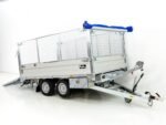 Twintrailer Benne basculante arrière multiple TT30-30 – 3,0 t | Ridelles 120 cm | Tandem | Filet - photo 4