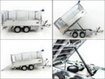 Twintrailer Benne basculante arrière multiple TT30-30 – 3,0 t | Ridelles 120 cm | Tandem | Filet - photo 7