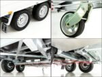 Twintrailer Benne basculante arrière multiple TT30-30 – 3,0 t | Ridelles 120 cm | Tandem | Filet - photo 12