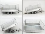 Benne basculante multi-trois voies Vezeko VMDK35.4 | 210x400cm 3,5t | Surface de chargement inclinable | Grille - photo 9
