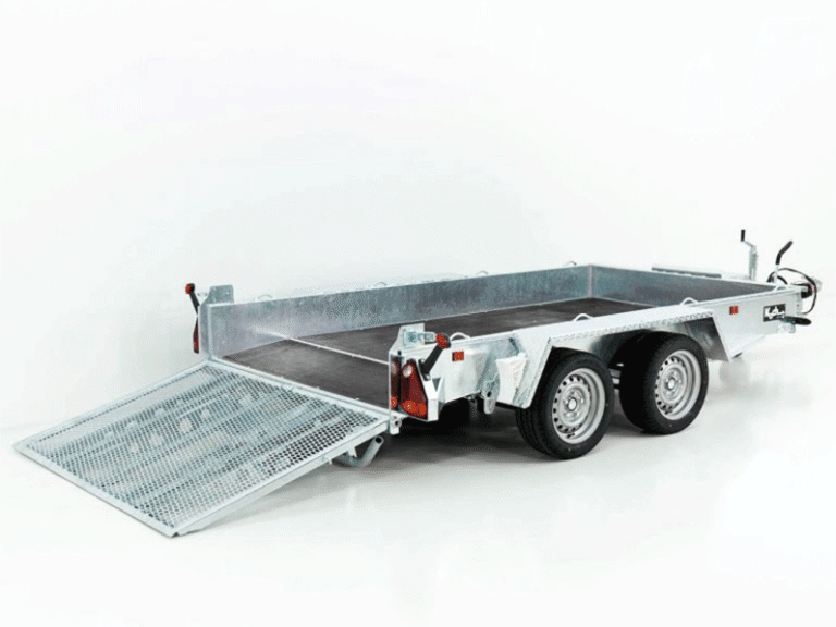 Remorque de chantier Variant Maxi Load 161×305 3,5t | Rampe | Queue de castor arrière
