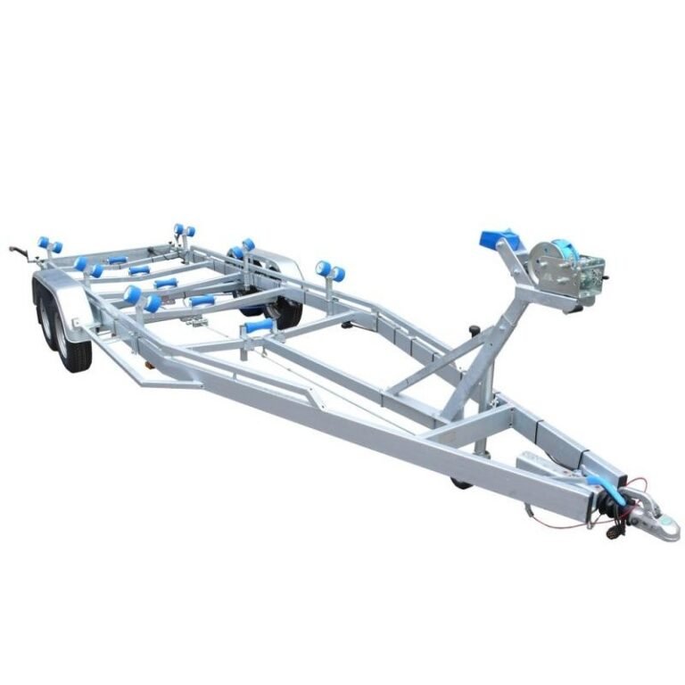 7m80-2m20 2x1500kg- 3000kg – VLEMMIX – remorque transport bateau