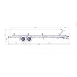 7m-2m20 2x1500kg – 3000 kg – VLEMMIX – Remorque transport bateau - photo 3