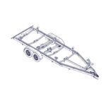 7m-2m20 2x1500kg – 3000 kg – VLEMMIX – Remorque transport bateau - photo 4
