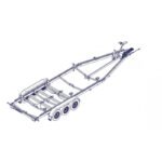 8m40-2m55 – 3 x 1500 kg – 3500 kg – VLEMMIX – Remorque transport bateau - photo 5