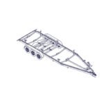 8m40-2m55 – 3X1800 kg – 3500 kg – VLEMMIX – remorque bateau - photo 4