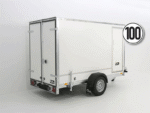 Remorque fourgon BK 146x304cm hauteur:180cm 1,3t|porte