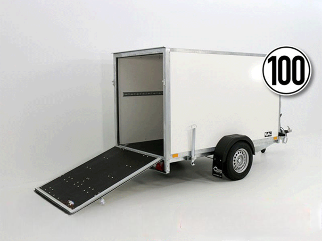 ANAHANGER-2 (1) Remorque fourgon BK 146x304cm hauteur:180cm 2,7t|Rampe – Image 1