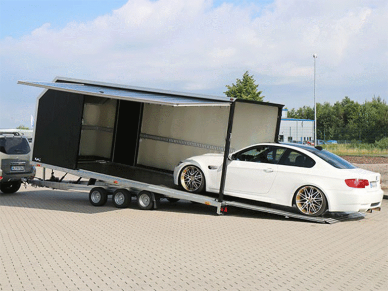 Vezeko Autotrailer Cargo Race Master Hauteur : 210 cm 3,5 t | Treuil électrique