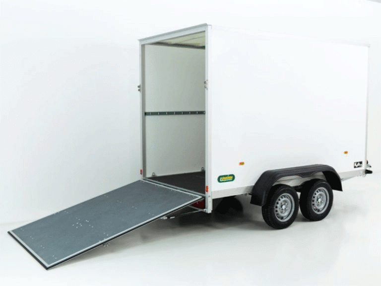 Remorque fourgon Unsinn ULK hauteur : 194 cm 2,6 t | Rampe