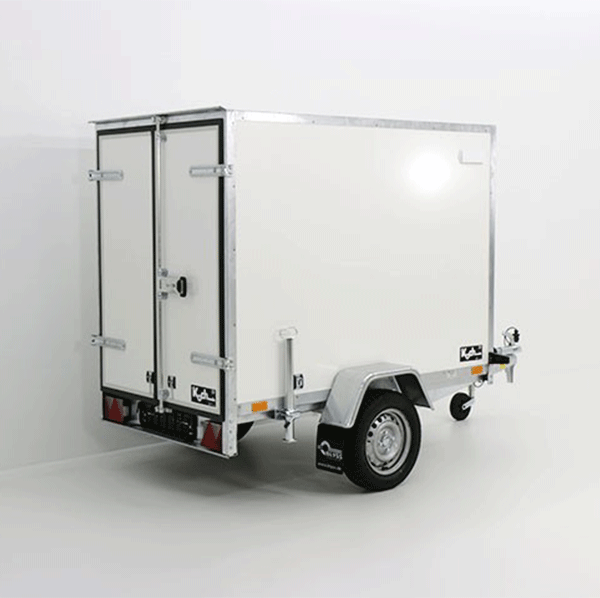 Remorque fourgon BK 750kg non freinée 118x205cm hauteur:150cm