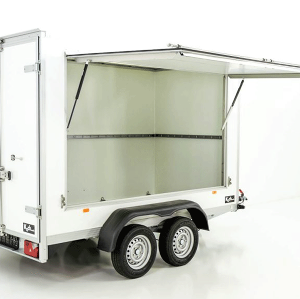 Remorque fourgon non-sens ULK hauteur : 194 cm 2,0 t | Clapet de vente