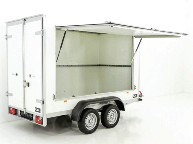 Remorque fourgon non-sens ULK hauteur : 194 cm 2,0 t | Clapet de vente