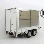 Remorque fourgon BK hauteur : 180 cm 2,0 t | Volet de vente