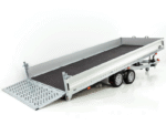 Remorque porte-engins Vezeko J35.51 MAX | 247 x 515 cm 3,5 t | Surface de chargement inclinable