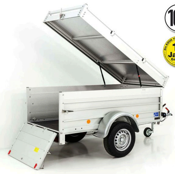 Remorque à couvercle Koch hauteur : 65 cm 1 000 kg | Type B1000 | Offre