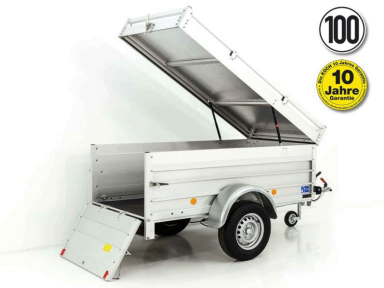 Remorque à couvercle Koch hauteur : 65 cm 1 000 kg | Type B1000 | Offre