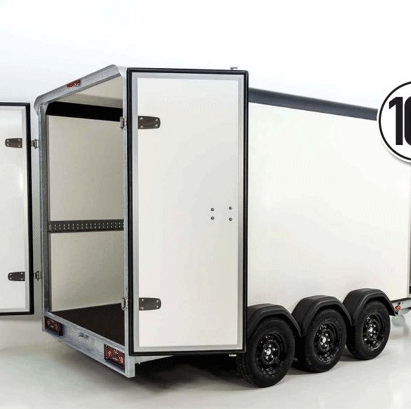 Fourgon Henra noir H:220 3,5t |Tridem|Porte