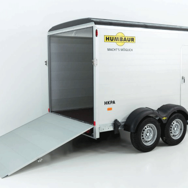 Remorque fourgon Humbaur HKPA H180 2,6t|Alu|Polybug|anthracite