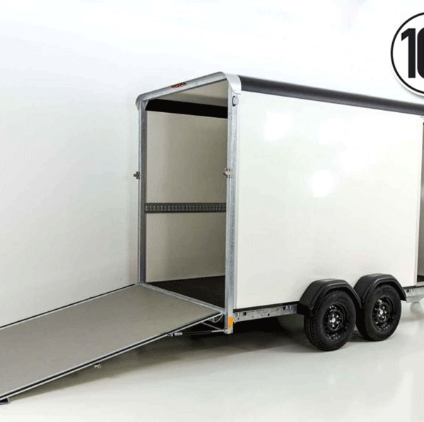 Fourgon Henra noir H:220cm 2,7t | Porte à rampe