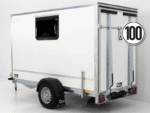 Remorque fourgon BK Hauteur : 180 1,3 t | Rampe | Porte | 1 fenêtre