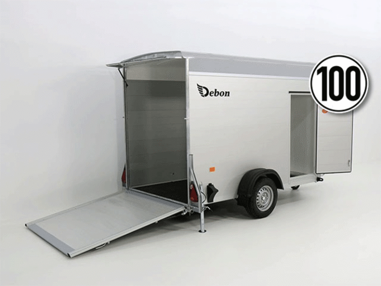 Étiquette de bagage Debon Cargo H : 190 cm 1,3 t | aluminium, polybug | porte | gris
