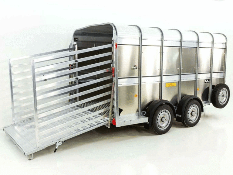 Remorque bétaillère Ifor Williams TA510 178x372cm hauteur:183 3,5t
