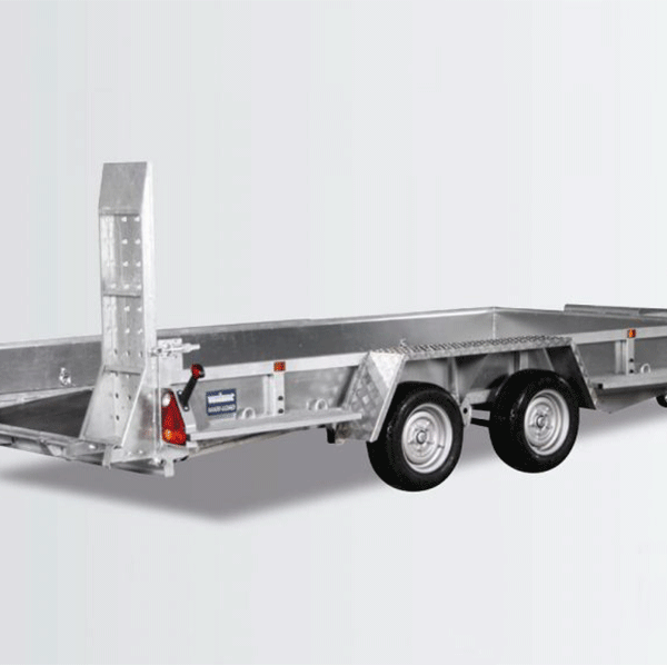 Remorque porte-engins Variant Maxi Load 180 x 400 cm 3,5 t – Patins – rampes arrière – réf. LSMUV
