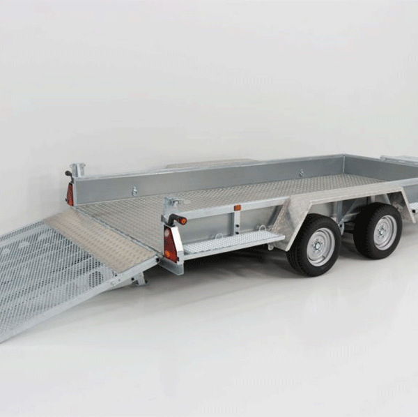 Remorque de chantier Variant Maxi Load 180×400 3,5t | Rampe | Plancher en aluminium