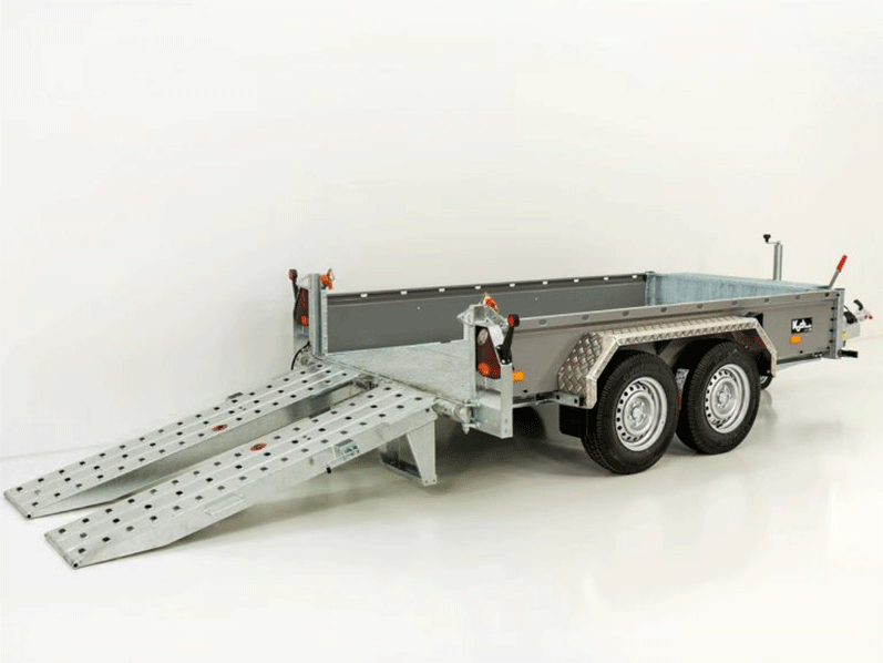 NGERR.png Remorque de chantier Vezeko BA 155x360cm 3,5t|SB|rampes pivotantes|gris - Image 1