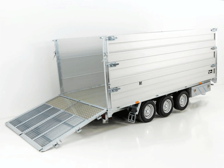 Twintrailer Benne basculante arrière multiple TR35-40 – 3,5 t | 192 × 402 × 140 cm | TridaX