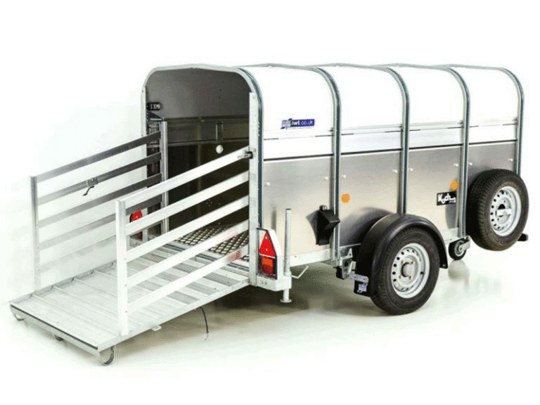 Remorque pour moutons et veaux Ifor Williams P8G 124x250cm hauteur:115 1,4t