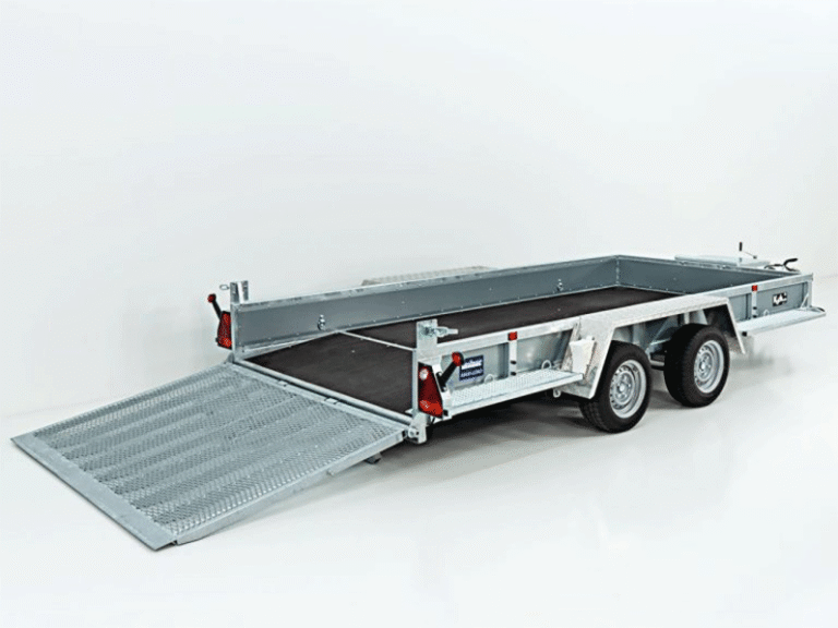 Remorque pour engins de chantier Variant Maxi Load 180×400 3,5t | Rampe | Queue de castor