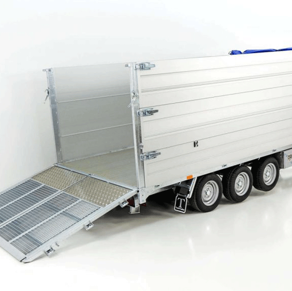 Twintrailer benne multi-arrière TR35-40 3,5t|192x402x140cm|FP|TridaX