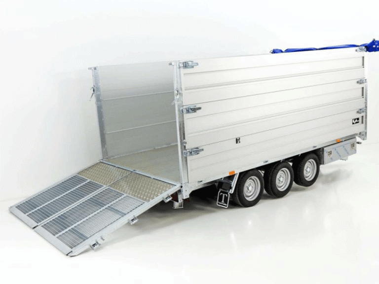 Twintrailer benne multi-arrière TR35-40 3,5t|192x402x140cm|FP|TridaX