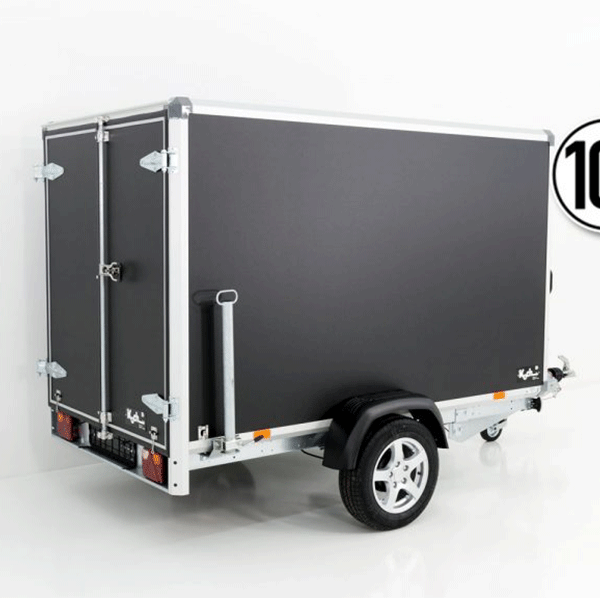 Remorque fourgon Variant Black Edition H:157 1,3t | Portes