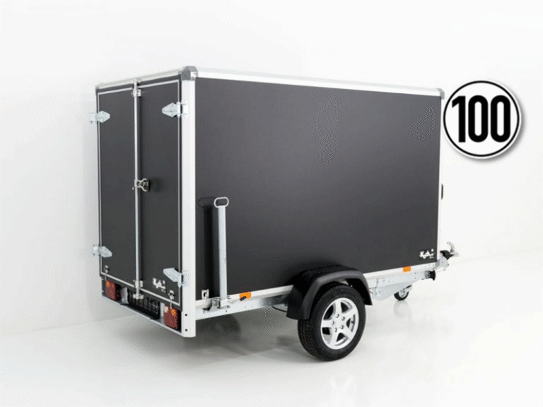 Remorque fourgon Variant Black Edition H:157 1,3t | Portes