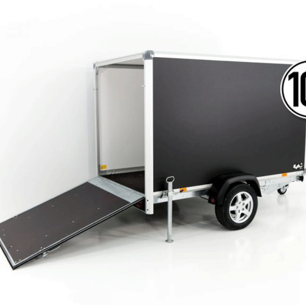 Remorque fourgon Variant Black Edition H:157 1,3t | rabat