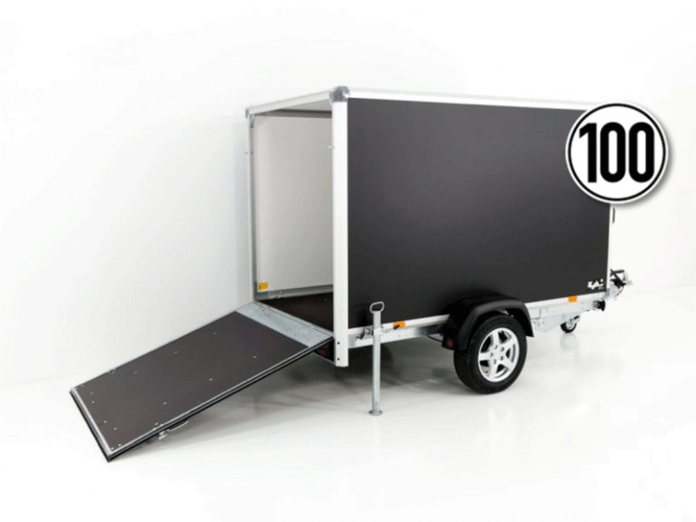 Remorque fourgon Variant Black Edition H:157 1,3t | rabat