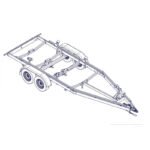 6m30-2m20 2x1350kg – 2700kg – VLEMMIX – remorque transport bateau - photo 4