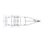 7m-2m20 2x1800kg – 3500kg – VLEMMIX – remorque transport bateau - photo 3