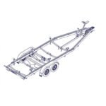 7m-2m20 2x1800kg – 3500kg – VLEMMIX – remorque transport bateau - photo 5